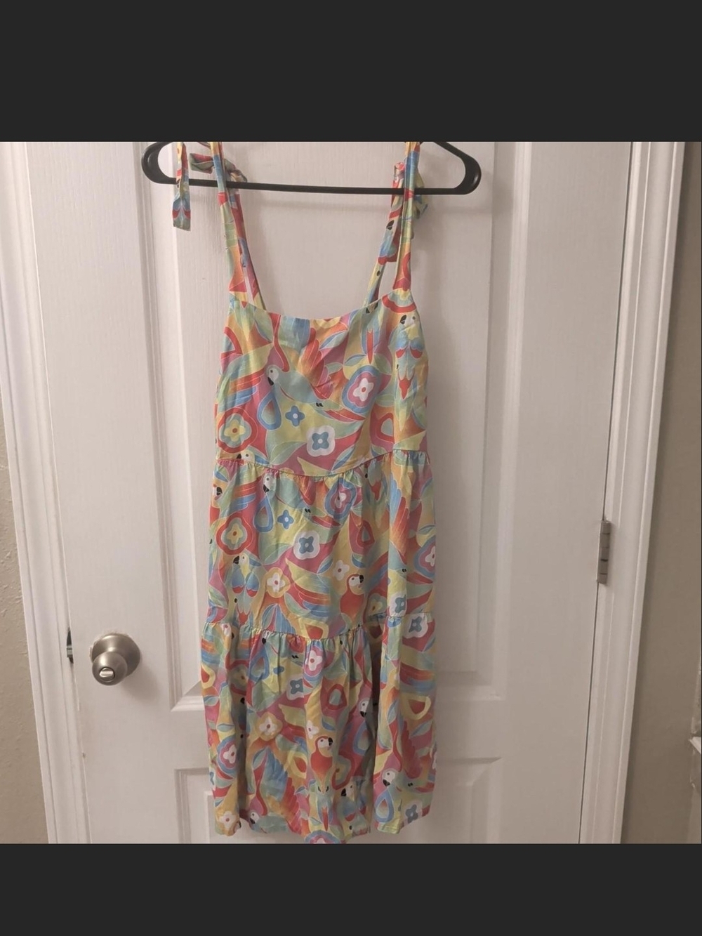 Kenny Flowers Pastel Rainbow Sundress with Tiered Smocking